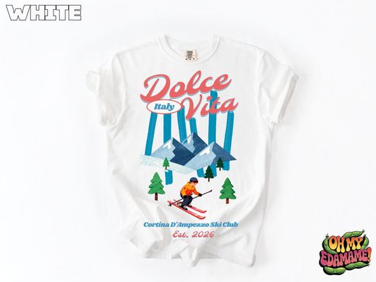 Discover Milano Cortina 2026 Shirt, Retro Ski Club Tee