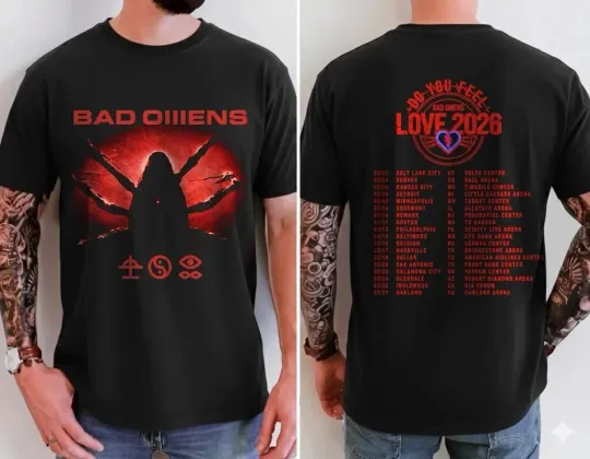 Discover Hot!! Bad Love 2026 Tour T-Shirt