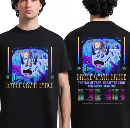 Dance Gavin Dance Summer North America Tour 2026 T-shirt