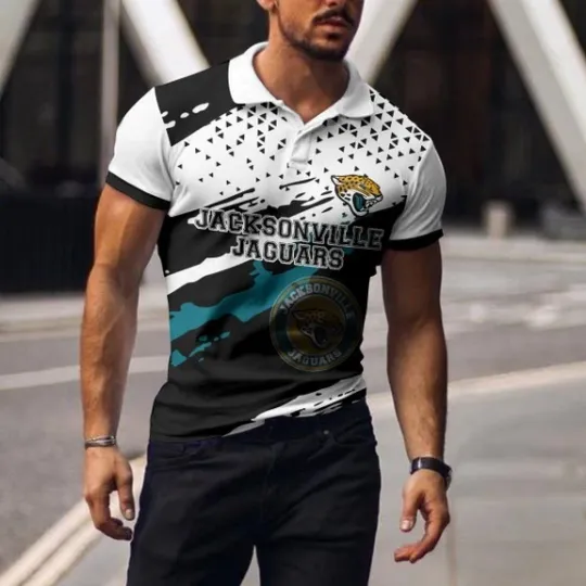 Discover Jacksonville Football Team Jaguarss Polo T-shirt