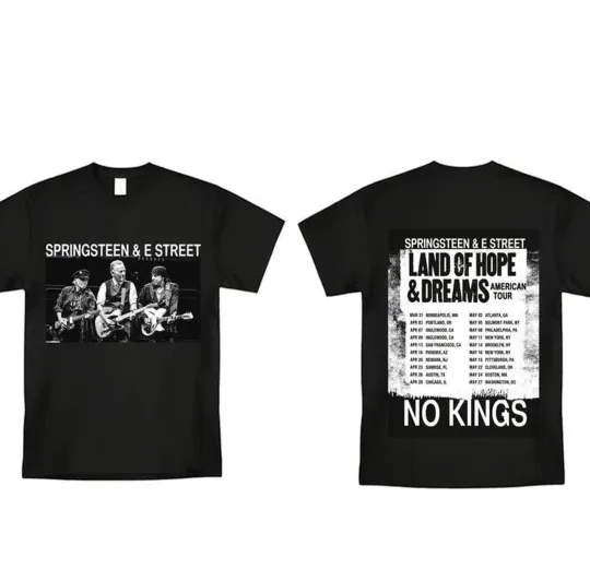 Discover SALE! Bruce Springsteen & The E Street Band Tour 2026 T shirt