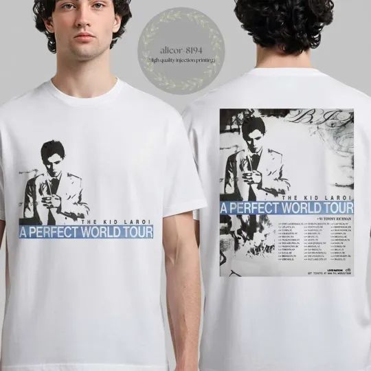 Discover The Kid Laroi A Perfect World Tour 2026 Schedule Dates Two Sided T-Shirt