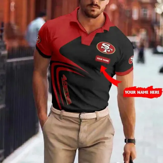 Discover San Francisco Football Team 49erss Personalized Polo T-shirt