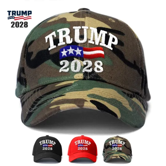 Discover Donald Trump 2028 Embroidered Hat