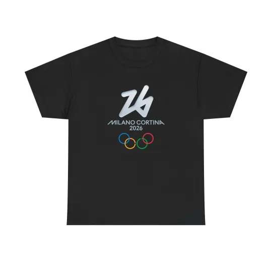 Discover Milano Cortina 2026 Olympics T-Shirt | Unisex Olympic Rings Tee