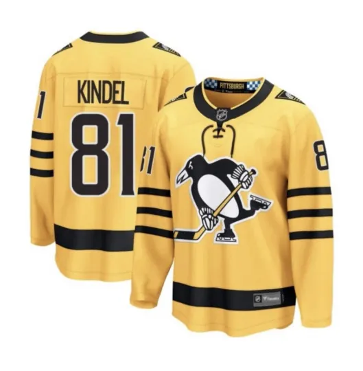 Discover Ben Kindel Pittsburgh Men's Fanatics Gold Jersey