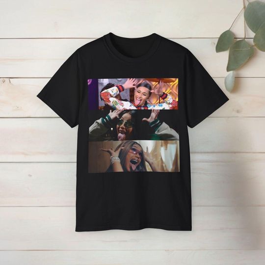 Discover Cardi B Shirt, Cardi B AH HA Graphic Tee, Cardi B Little Miss Drama Tour T-Shirt, Cardi B Tour TShirt, Concerts Shirts, Funny Gift For Fan