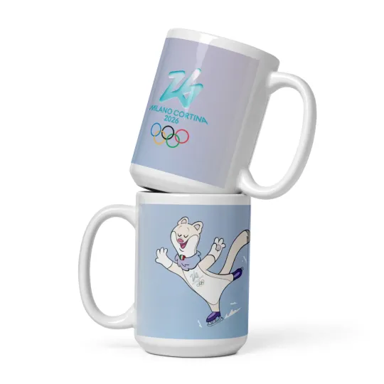 Milan Cortina 2026 Winter Olympics Figure Skating Ceramic Mug