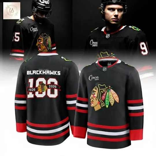 Discover Personalize Name & Number Chiiicago Lace Hockey USA Size