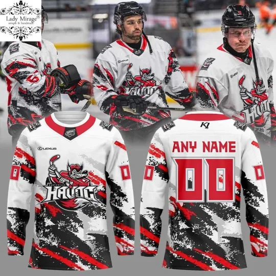 Discover Personalize Name & Number Huntttsville Havoc Lace Hockey USA Size