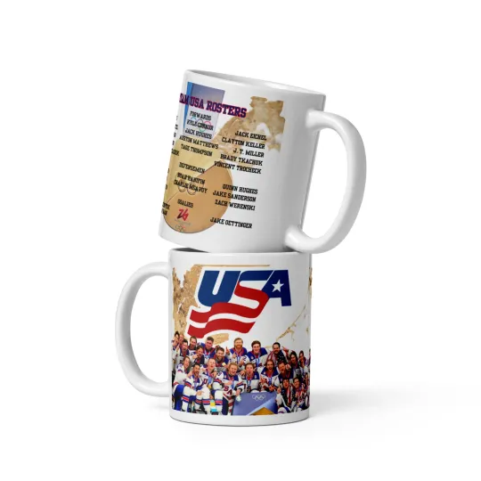 USA Hockey Gold Medal 2026 Milano Cortina Coffee Mug
