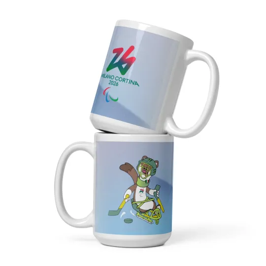 Discover Milan Cortina 2026 Winter Paralympic Ice Hockey Ceramic Mug