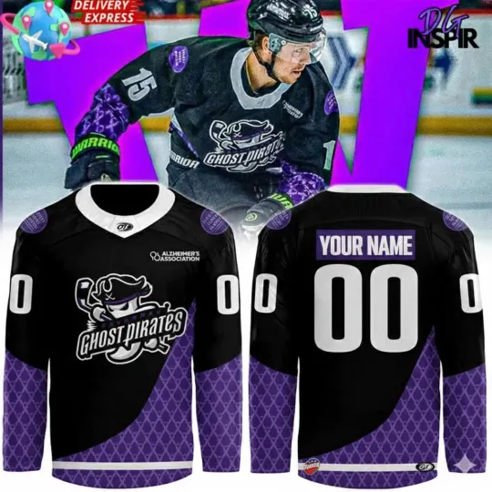 Discover Personalize Saaavannah Ghost Lace Hockey USA Size