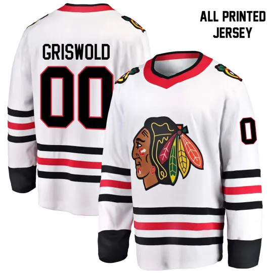 Discover Personalize Clarrrk Griswold Chiiicago 2025 Lace Hockey USA Size