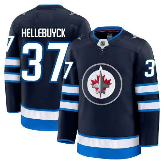 Discover Connor Hellebuyck Winnipeg Jets Men's Hockey Jersey