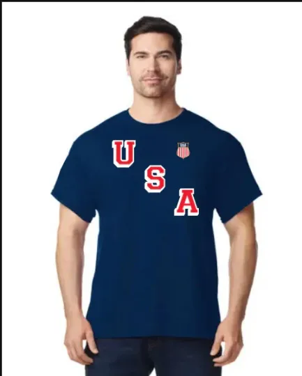 Discover USA Hockey Team Logo Tee
