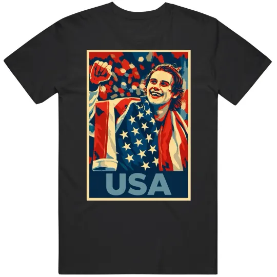 Discover Men's Hockey USA Golden Goal Jack Hughes Gift Idea Hope Parody T Shirt