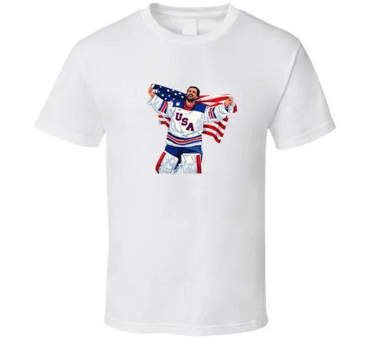 Discover Connor Hellebuyck Usa Goalie Gold T Shirt