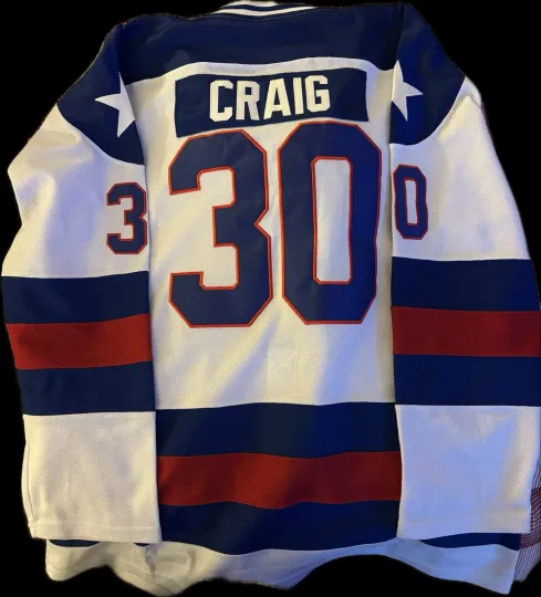 Discover Vintage USA Hockey Jersey K1 Craig United  States Olympic 1980 Miracle on Ice