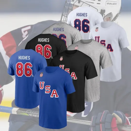 Discover Jack #86 Hughes USA Hockey Team 2026 Name & Number Gift Fastship