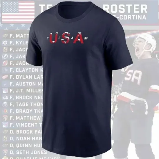 Discover USA Hockey Team 2026 Winter Olympiics T-Shirt