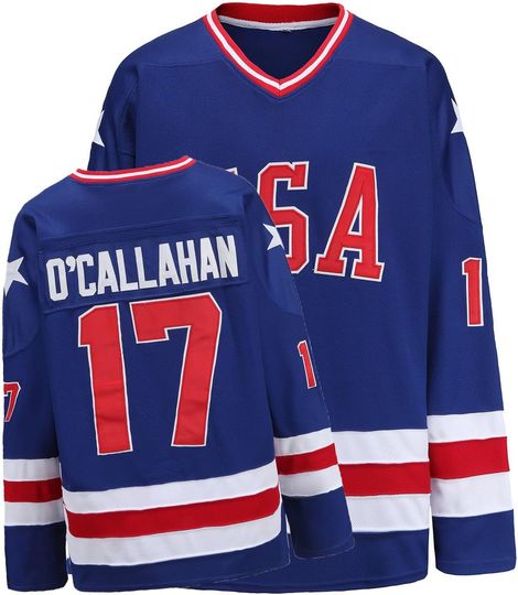 Discover Hockey Jersey of USA 1980 Olympic Team Ice Hockey Jerseys