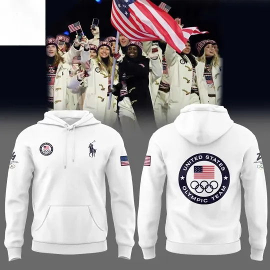 Discover Team USA 2026 Milano Cortina 2026 Winter Olympic Games Hoodie