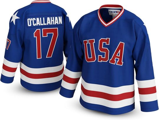Discover Jack O’Callahan #17 Miracle 1980 USA Olympic Hockey Jersey
