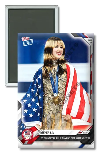 2026 Team USA Women's Free Skate Winter Olympics Alysa Liu Gold  Magnet