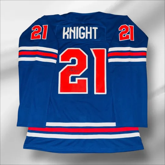 Discover Hilary Knight Signed Team USA Custom 2026 Olympic Blue Hockey Jersey