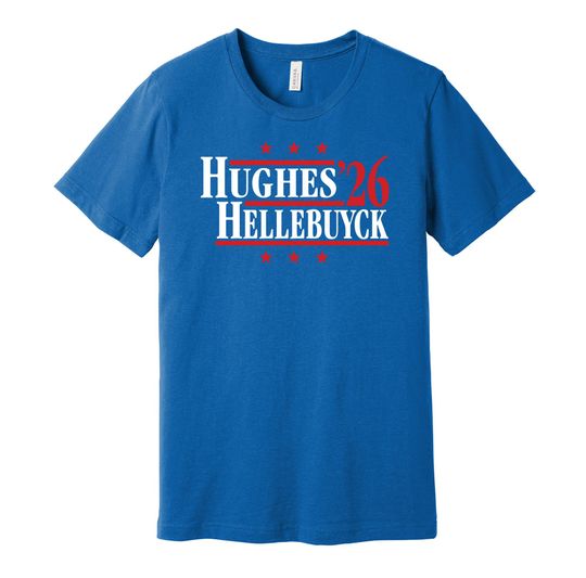 Discover Hughes & Hellebuyck '26 - Team USA Retro Campaign T-Shirt