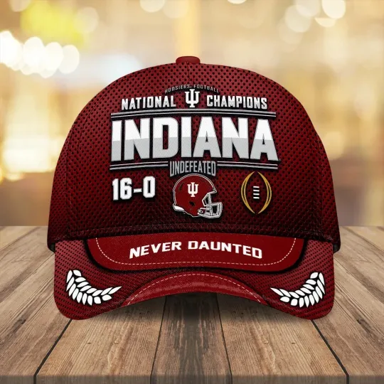 Discover Hoosiers Football 2025 National Champions Classic Cap
