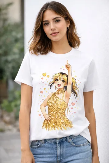 Discover Alysa Liu Figure Skating USA T-Shirt Anime Manga Style