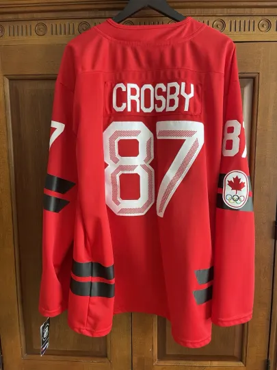 Discover Replica Team Canada Sidney Crosby #87 2026 Olympic Hockey Jersey (XL)