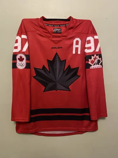 Discover Connor McDavid Team Canada 2026 Olympics Jersey Bauer Medium