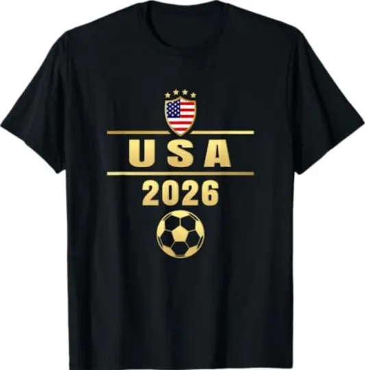 Discover USA 2026 Soccer Team T-Shirt