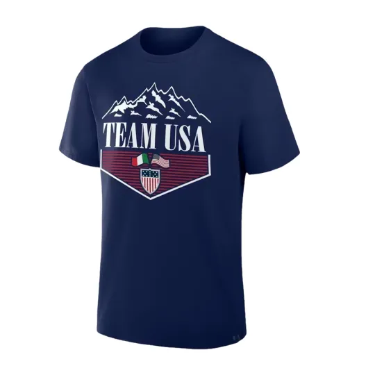 Discover Team USA Hockey 2026 Winter Olympics Diamond T-Shirt