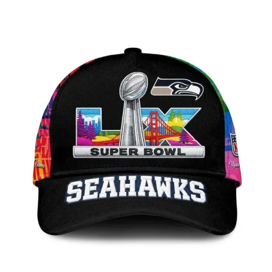Discover Personalized Seahawks 2026 Super Bowl Classic Cap