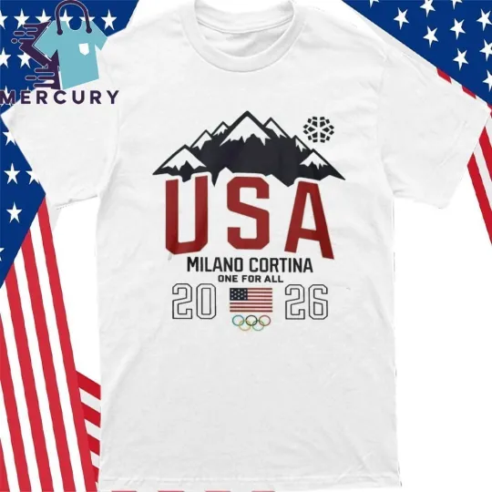 Discover Team Usa 2026 Olympic Milano Cortina One For All Shirt