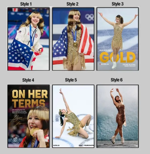 Discover Alysa Liu Poster, Gift For Fans, Olympic 2026, Trendy Poster