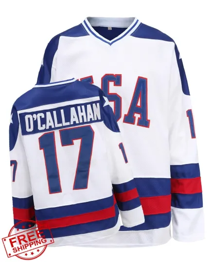 Discover Ywies O'Callahan USA 1980 Olympic Hockey Jersey