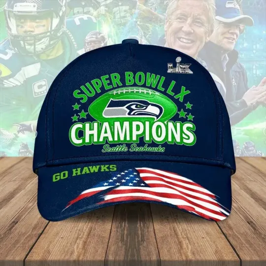 Discover Seahawks 2026 LX Champions Classic Cap