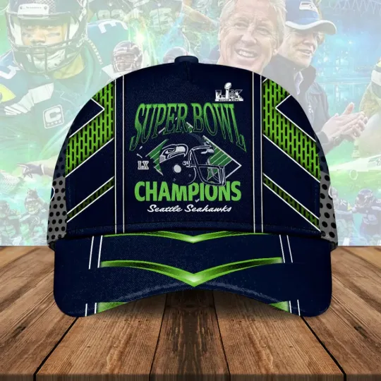 Discover Seahawks 2025  LX Champions Classic Cap  6182