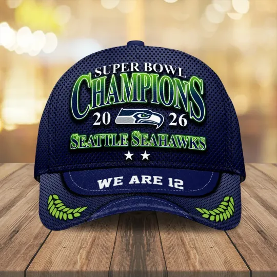 Discover Seahawks LX Champions Classic Cap  4793