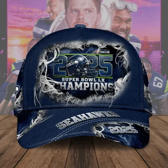 Discover Seahawks 2025  LX Champions Classic Cap