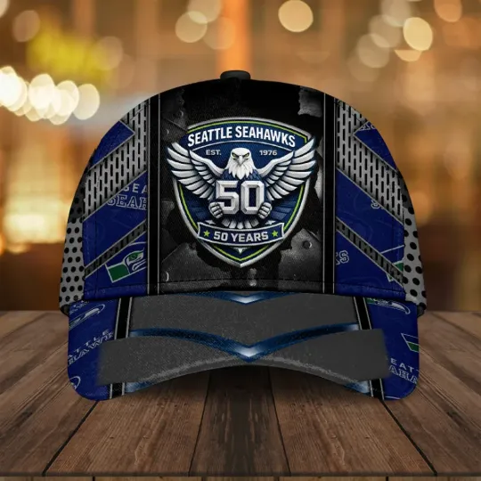 Seahawks 50th Anniversary 2026 Classic Cap