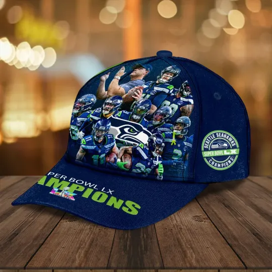 Seahawks 2025 LX Champions Classic Cap