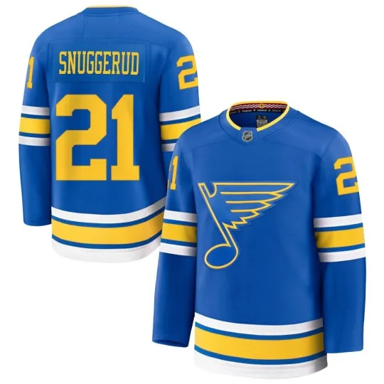 Discover Jimmy Snuggerud St Louis Premium Jersey - Multiple Sizes