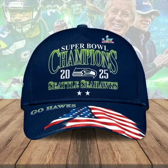Discover Seahawks 2025 SP LX Champions Classic Cap