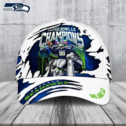 Discover Seahawks 2025 SP LX Champions Classic Cap